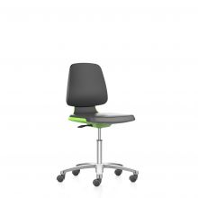 Bimos werkstoel Labsit met wieltjes Groen