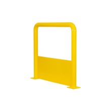 Beschermbeugel met onderplaat 1150x1000mm ø76mm Geel