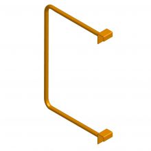 Deurenbeugel Palletstelling Nedcon 800x1050mm tbv liggerbreedte 40/50mm RAL2008