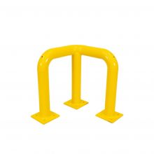 Hoekbeschermbeugel 490x490x500mm ø76mm Geel