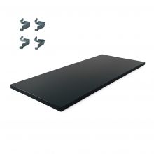 Extra legbord voor draaideurkast 1800x900x400 (hxbxd) zwart