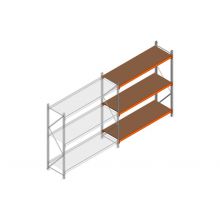 Aanbouwsectie grootvakstelling MP 2000x1500x600mm hxbxd 3 niveaus RAL2004/Verzinkt 500kg