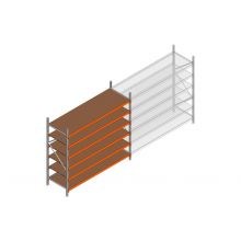 Beginsectie grootvakstelling MP 2250x2400x800mm hxbxd 6 niveaus  RAL2004/Verzinkt 265kg