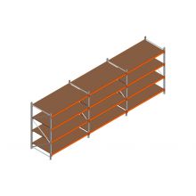 Voordeelrij MP Grootvakstelling 2000x4700x1000 hxbxd 4 niveaus RAL2004/Verzinkt 500kg