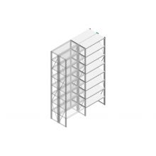 Aanbouwsectie Nedcon SF Legbordstelling 3000x970x800mm hxbxd 8 niveaus Metaal Verzinkt 200kg Dubbel