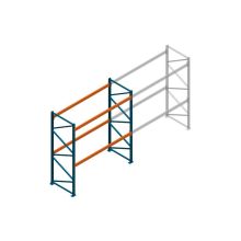 Beginsectie Nedcon Palletstelling 3000x2700x1100mm hxbxd CC09040/1006820 2niveaus 2000kg/niv