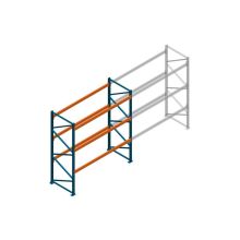 Beginsectie Nedcon Palletstelling 3000x2700x1100mm hxbxd CC13040/1006820 3niveaus 3800kg/niv