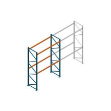 Beginsectie Nedcon Palletstelling 4000x2700x1100mm hxbxd CC09040/1006820 2niveaus 2000kg/niv
