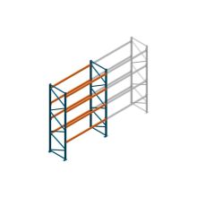 Beginsectie Nedcon Palletstelling 4000x2700x1100mm hxbxd CC09040/1006820 4niveaus 2000kg/niv