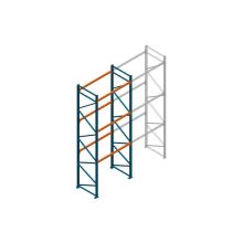 Beginsectie Nedcon Palletstelling 5000x1825x1100mm hxbxd CC09040/1006820 3niveaus 2750kg/niv