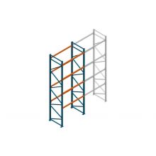 Beginsectie Nedcon Palletstelling 5000x1825x1100mm hxbxd CC09040/1006820 4niveaus 2750kg/niv