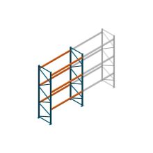 Beginsectie Nedcon Palletstelling 4000x2700x1100mm hxbxd CC13040/1007825 3niveaus 3150kg/niv