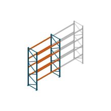 Beginsectie Nedcon Palletstelling 4000x2700x1100mm hxbxd CC11040/1007825 4niveaus 2500kg/niv