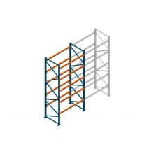 Beginsectie Nedcon Palletstelling 4000x1825x1100mm hxbxd CC09040/1007825 5niveaus 2750kg/niv
