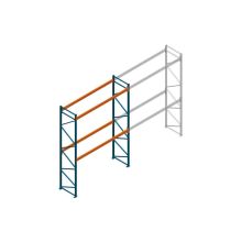 Beginsectie Nedcon Palletstelling 5000x3600x1100mm hxbxd CC15050/1007825 2niveaus 3850kg/niv