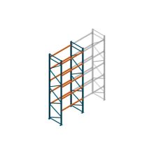 Beginsectie Nedcon Palletstelling 5000x1825x1100mm hxbxd CC09040/1007825 5niveaus 2750kg/niv
