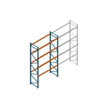 Beginsectie Nedcon Palletstelling 5500x2700x1100mm hxbxd CC13040/1007825 4niveaus 3150kg/niv