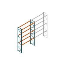 Beginsectie Nedcon Palletstelling 6500x3600x1100mm hxbxd CC13050/1007825 3niveaus 2650kg/niv