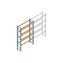 Beginsectie Nedcon Palletstelling 6500x3600x1100mm hxbxd CC15050/1007825 4niveaus 3850kg/niv