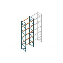 Beginsectie Nedcon Palletstelling 6500x1825x1100mm hxbxd CC09040/1007825 5niveaus 2750kg/niv