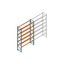 Beginsectie Nedcon Palletstelling 6500x3600x1100mm hxbxd CC13050/1007825 6niveaus 2650kg/niv
