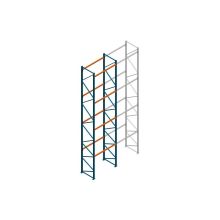 Beginsectie Nedcon Palletstelling 8000x1825x1100mm hxbxd CC09040/1007825 4niveaus 2750kg/niv