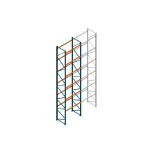 Beginsectie Nedcon Palletstelling 8000x1825x1100mm hxbxd CC09040/1007825 6niveaus 2750kg/niv