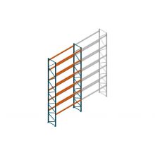 Beginsectie Nedcon Palletstelling 8000x3600x1100mm hxbxd CC15050/1007825 6niveaus 3850kg/niv