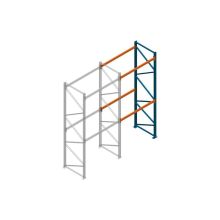 Aanbouwsectie Nedcon Palletstelling 4000x1825x1100mm hxbxd CC09040/1006820 2niveaus 2750kg/niv