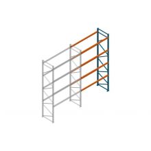 Aanbouwsectie Nedcon Palletstelling 5000x2700x1100mm hxbxd CC11040/1006820 4niveaus 2500kg/niv