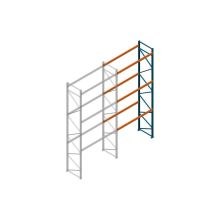 Aanbouwsectie Nedcon Palletstelling 6000x2700x1100mm hxbxd CC09040/1006820 3niveaus 2000kg/niv