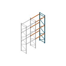Aanbouwsectie Nedcon Palletstelling 5000x1825x1100mm hxbxd CC09040/1007825 3niveaus 2750kg/niv