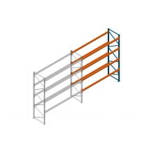 Aanbouwsectie Nedcon Palletstelling 5000x3600x1100mm hxbxd CC15050/1007825 4niveaus 3850kg/niv