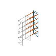 Aanbouwsectie Nedcon Palletstelling 5000x1825x1100mm hxbxd CC09040/1007825 5niveaus 2750kg/niv