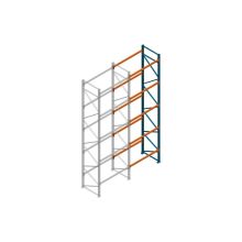 Aanbouwsectie Nedcon Palletstelling 6000x1825x1100mm hxbxd CC09040/1007825 5niveaus 2750kg/niv