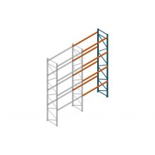 Aanbouwsectie Nedcon Palletstelling 6500x2700x1100mm hxbxd CC13040/1007825 4niveaus 3150kg/niv