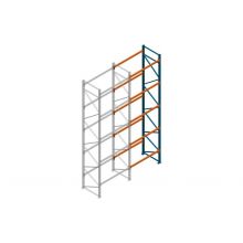 Aanbouwsectie Nedcon Palletstelling 6500x1825x1100mm hxbxd CC09040/1007825 5niveaus 2750kg/niv
