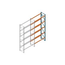 Aanbouwsectie Nedcon Palletstelling 6500x2700x1100mm hxbxd CC11040/1007825 5niveaus 2500kg/niv