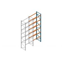 Aanbouwsectie Nedcon Palletstelling 6500x1825x1100mm hxbxd CC09040/1007825 6niveaus 2750kg/niv
