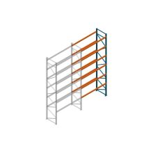 Aanbouwsectie Nedcon Palletstelling 6500x2700x1100mm hxbxd CC13040/1007825 6niveaus 3150kg/niv