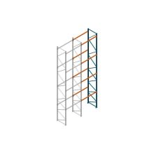 Aanbouwsectie Nedcon Palletstelling 8000x1825x1100mm hxbxd CC09040/1007825 4niveaus 2750kg/niv
