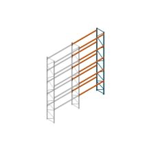 Aanbouwsectie Nedcon Palletstelling 8000x3600x1100mm hxbxd CC15050/1007825 5niveaus 3850kg/niv