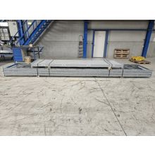 Voordeelpartij gebruikte Nedcon palletstelling 6000x7500x1100mm hxbxd 3niveaus 1500kg/niv