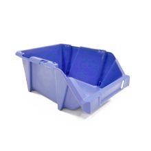 Stapelbare en nestbare magazijnbak S3 244x153x123 mm (lxbxh) blauw