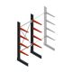 Medium draagarmstelling BR enkelzijdig 2500x1000x600mm (hxbxd) 4 niveaus beginsectie 290/arm