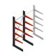 Medium draagarmstelling BR enkelzijdig 2500x1000x800mm (hxbxd) 4 niveaus beginsectie 220/arm
