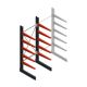 Medium draagarmstelling BR enkelzijdig 2500x1000x800mm (hxbxd) 5 niveaus beginsectie 220/arm
