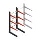 Medium draagarmstelling BR enkelzijdig 2500x1000x1000mm (hxbxd) 3 niveaus beginsectie 275/arm