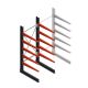 Medium draagarmstelling BR enkelzijdig 2500x1000x1000mm (hxbxd) 5 niveaus beginsectie 275/arm