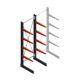 Medium draagarmstelling BR enkelzijdig 3000x1000x800mm (hxbxd) 4 niveaus beginsectie 340/arm